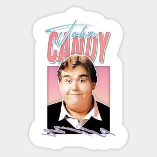 John Candy / 80s Style Retro Fan Art Sticker